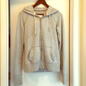 Abercrombie & Fitch Gray Hooded Sweatshirt